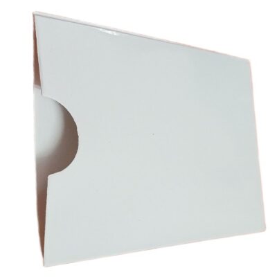 Laminated Plain white Pvc Card Cover / Envelops