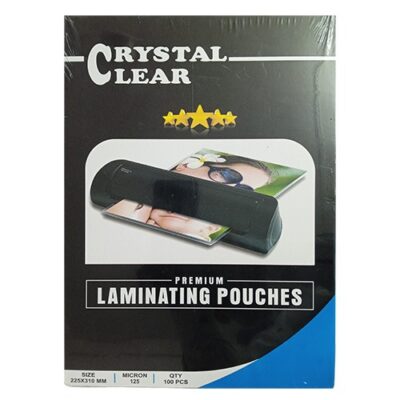 A4 Premium Glossy Lamination Pouches | 125 Microns (Pack of 100 Sheets)