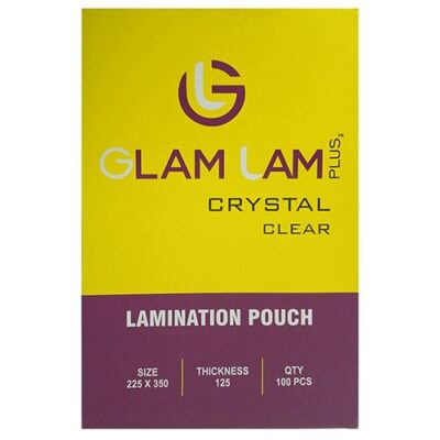 Legal Size Premium Glossy Lamination Pouches | 125 Microns (Pack of 100 Sheets)